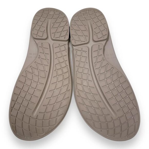Men’s 13 - OOFOS OOlala Slide Sandal Nomad Taupe - Picture 6 of 8